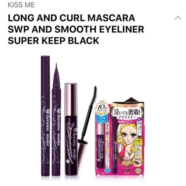 Set Mascara Và Kẻ Mắt Kiss me | BigBuy360 - bigbuy360.vn