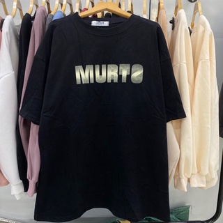 Áo thun chữ mờ MURTS-3158 dày