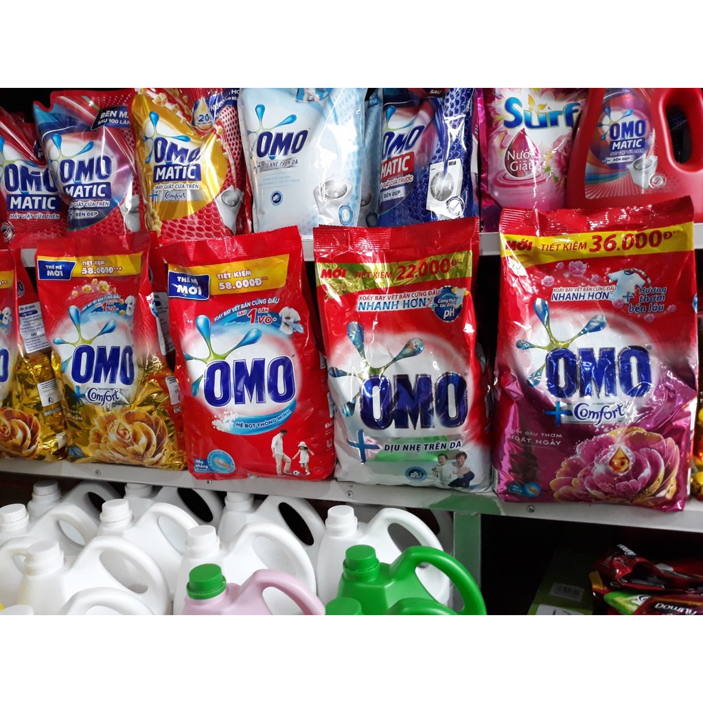 Bột Giặt Omo Hệ Bọt Thông Minh Túi 3kg