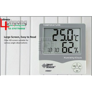 Nhiệt Ẩm Kế Smart Sensor AS807