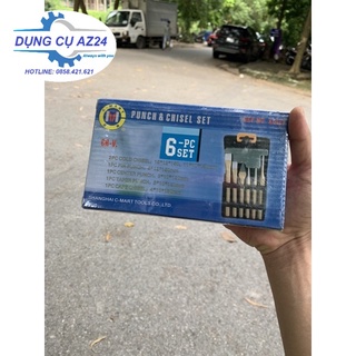 Bộ đục và đột sắt 6 chi tiết a0127 c-mart