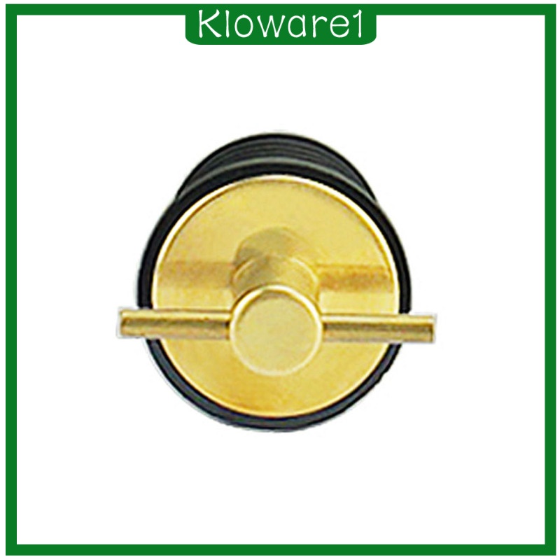 [KLOWARE1] 1\" inch New T-Handle TWIST-IN Boat DRAIN PLUG - Brass & Rubber Heavy Duty