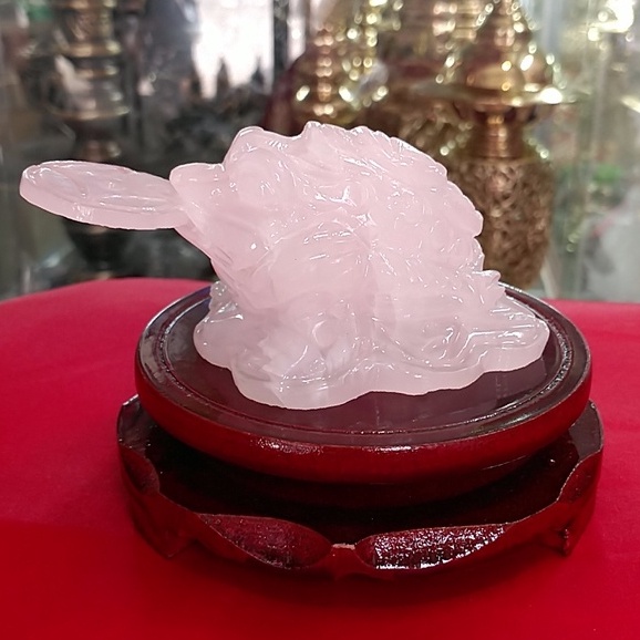 Tượng Cóc Ba Chân, Cóc Ngậm Tiền, Thiềm Thừ Phong Thủy Chiêu Tài Lộc Đá Tự Nhiên - Dài 8cm