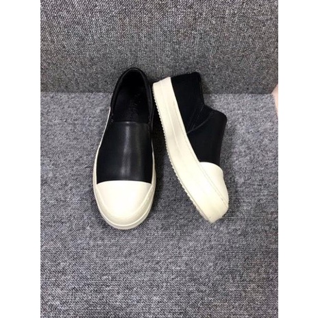 tet (Ảnh thật 100% + có sãn fun size) giày rick Owen slip on ( đế thơm) NEW . 🎒