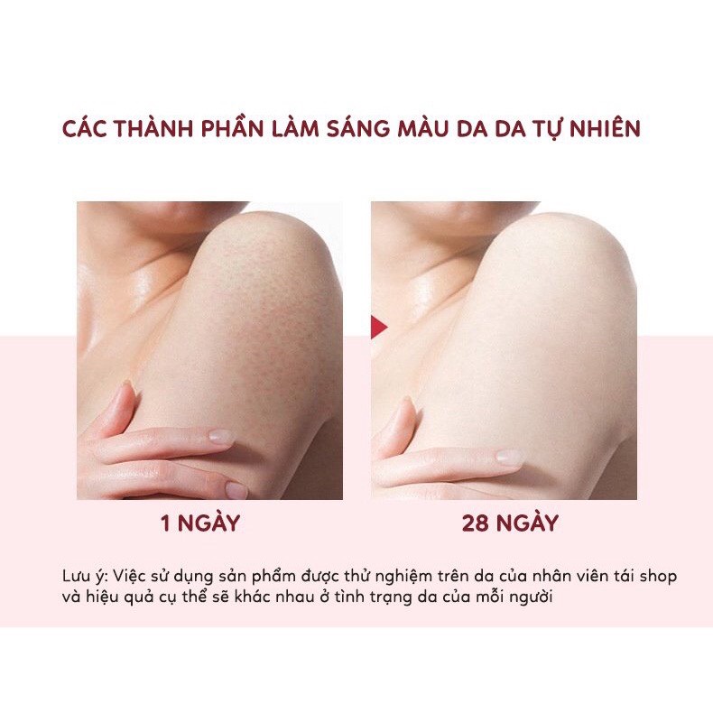 Tẩy da chết body organic shop hương đào Heyxi sáng mịn da