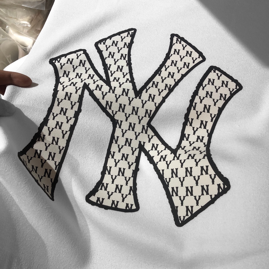 Áo sweater MLB NYC nỉ cotton dài tay form rộng , phông dài tay unisex, Zoeclothing