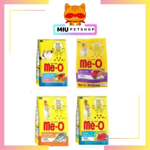 Hạt thức ăn Me-o adul 350gr cho mèo lớn nhiều vị - hạt thức ăn giá rẻ cho mèo.