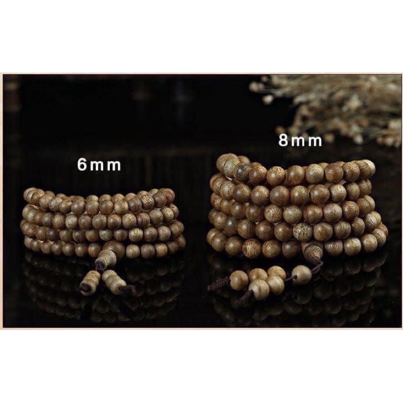 Vòng Trầm May Mắn Chính Hãng 100% 108 Viên - 108 Vi La Hán chuẩn thật loại 1