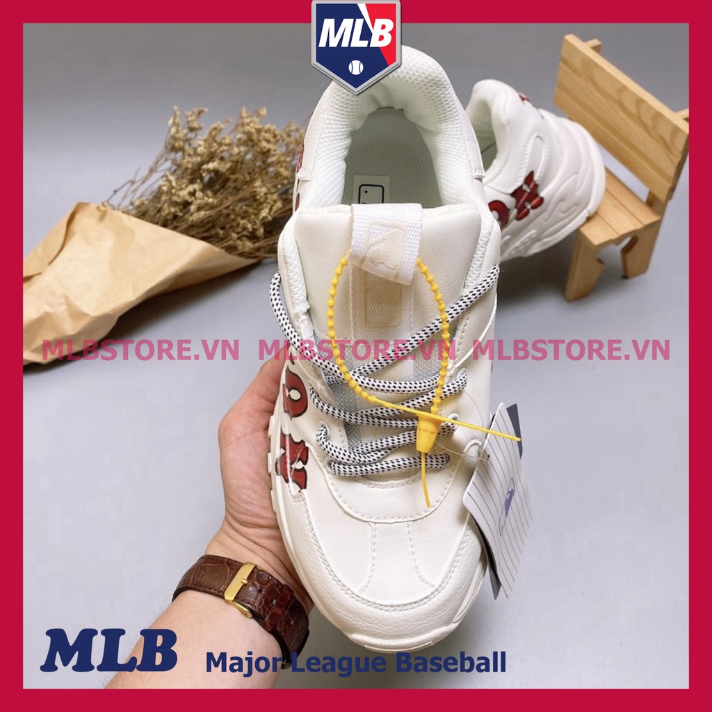 Giày MLB Boston Nam Nữ, Giày Boston Nữ Sneaker Da Bò Cao Cấp Đế Tăng Chiều Cao 4cm | BigBuy360 - bigbuy360.vn