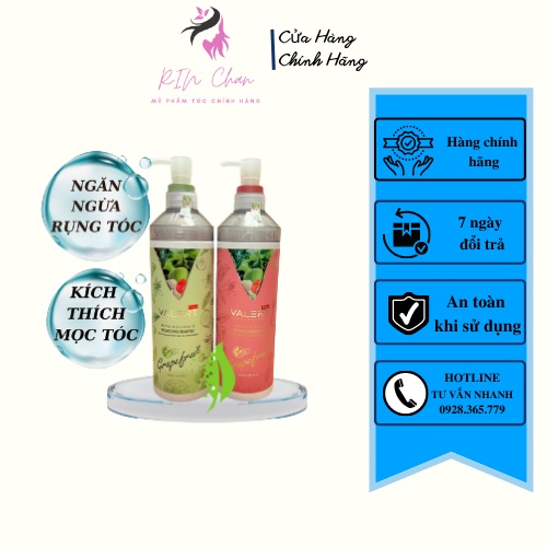 Cặp Dầu Gội, Xả BƯỞI Grapefruit Valert kích Thích Mọc Tóc, Nuôi Dưỡng Chống Rụng Tóc 2022. Rin_chan Store