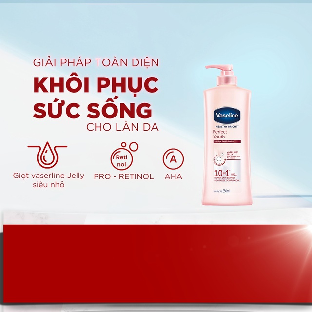 Sữa dưỡng thể trắng da Vaseline 350ml/chai