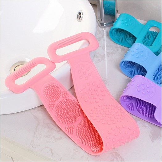 Dây Chà Lưng Massage Cơ Thể Khi Tắm Bằng Silicone Gai