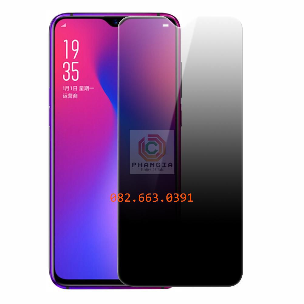 Dán cường lực chống nhìn trộm Oppo F1 / F1S /F1+ /F3 LITE/ F3/ F3+ /F5 /F5 YOUTH/ F7/ F7 YOUTH /F9 /F11 /F11 PRO dẻo nan