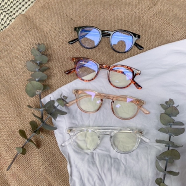 👓 Gọng Kính Milan Mắt Tròn Viền Nhựa Nhiều Màu Nams Nữ