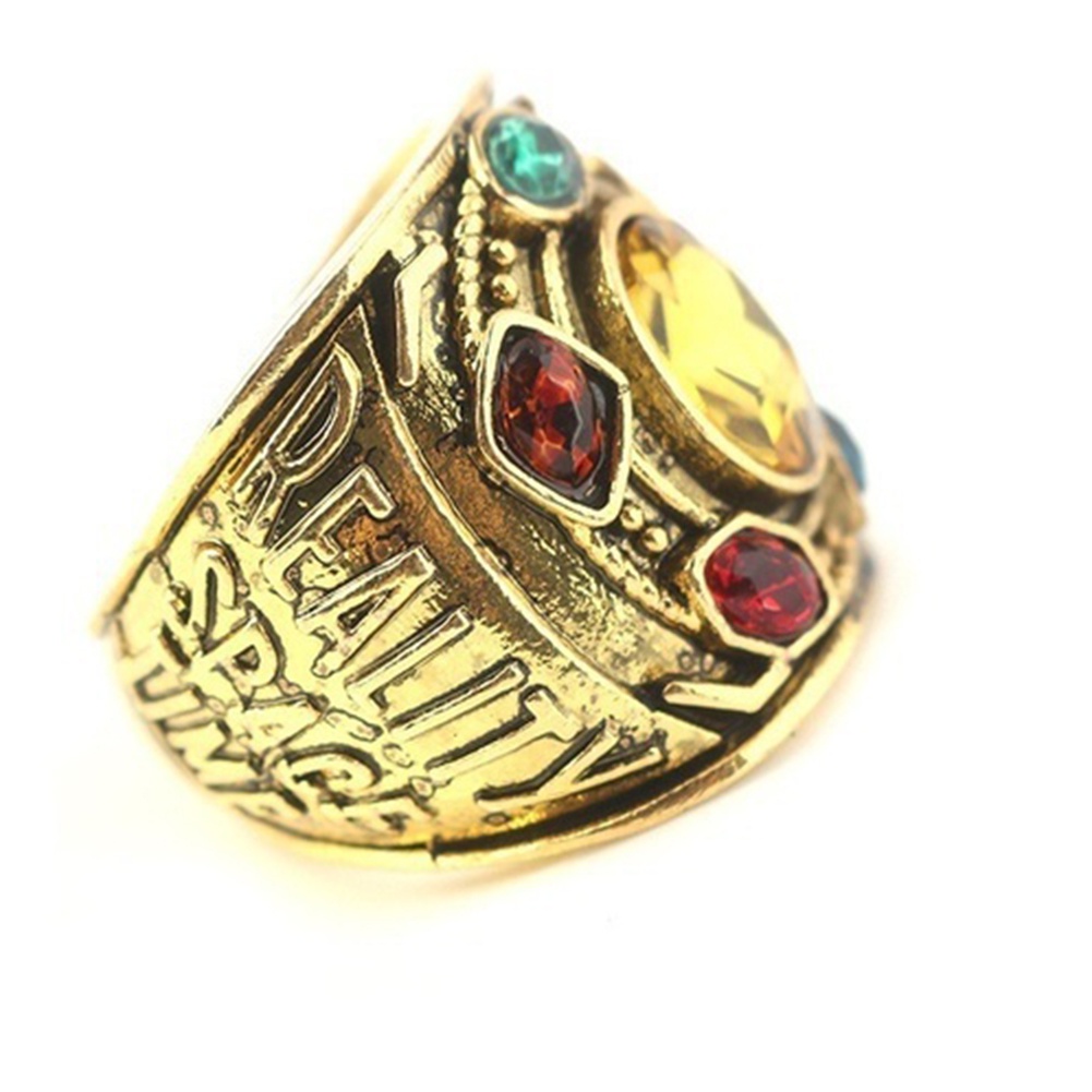 Nhẫn đính đá kiểu dáng thanos thanos thời trang cá tính