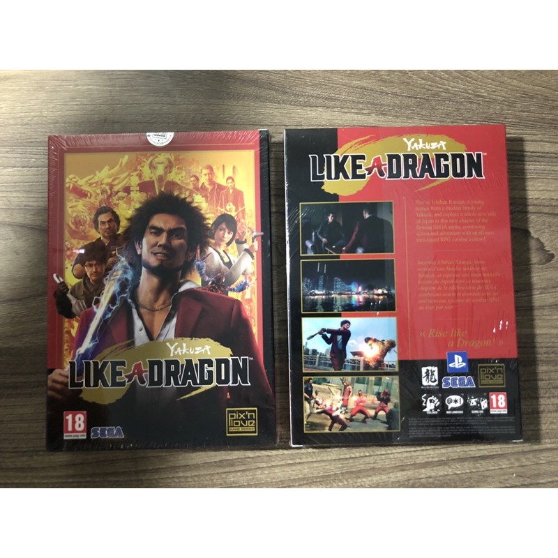 [Limited][Steelbook] Phiên bản giới hạn game PS4 Yakuza: Like a Dragon kèm hộp thiếc Steelbook