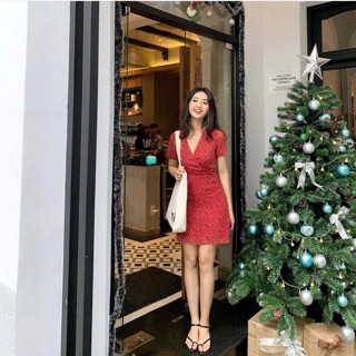 ĐẦM ĐỎ HOA NHÍ ĐẮP CHÉO