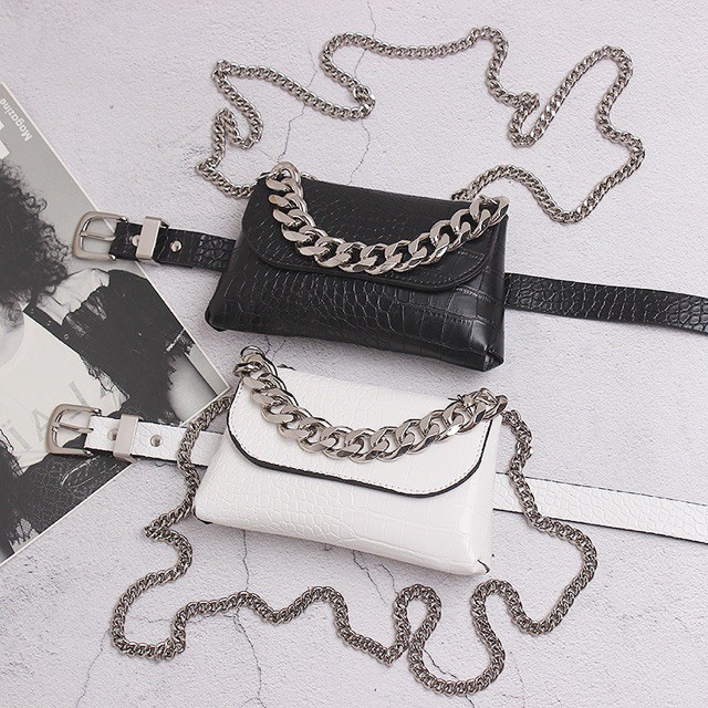 [Mã FAMAYWA2 giảm 10K đơn 50K] Túi đeo chéo nữ 💖Freeship 💖 Túi da giá rẻ NEGA đeo ngang eo bụng cực cá tính và chất 2020 | BigBuy360 - bigbuy360.vn