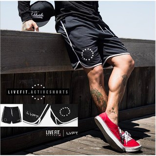 Quần Short thể thao nam, Quần tập gym nam LIVE FIT - QD06