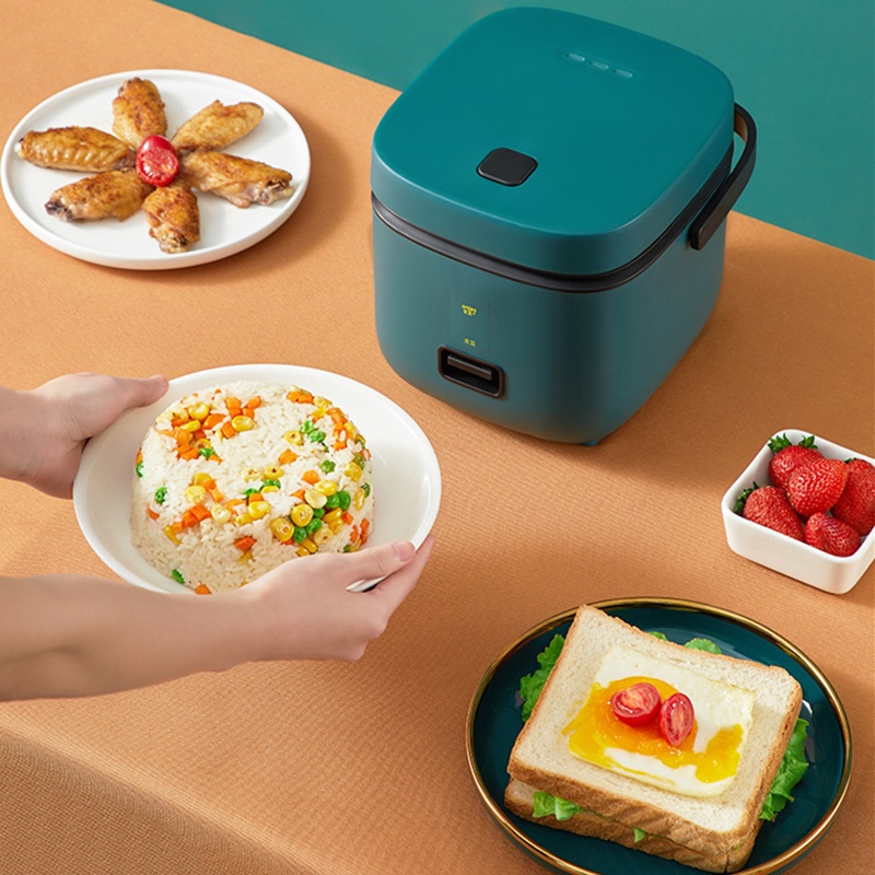 Nồi Cơm Điện Mini 1.2L Đa Chức Năng Cho 1-2 Người Ở Nhà Ký túc xá Sinh viên