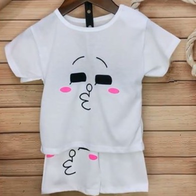 Set 5 bộ cộc tay cho bé trai bé gái 100% cotton cho bé từ sơ sinh 3kg-13kg
