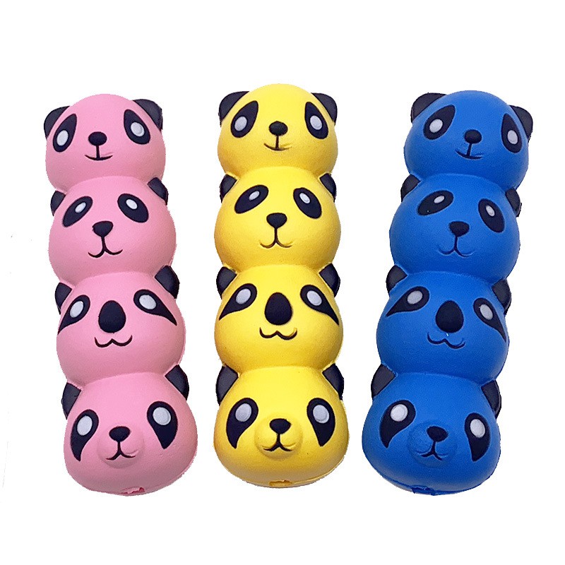 Squishy Bút Panda xiên que Gấu Trúc  mực họa tiết xốp phồng chậm Squishy họa tiết dễ thương