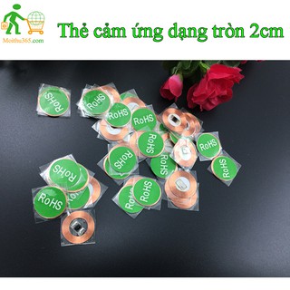 Thẻ cảm ứng thông minh dạng tròn 2cm siêu mỏng