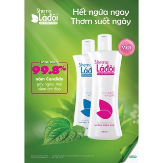 Vệ sinh phụ nữ Shema lá đôi chai 100ml