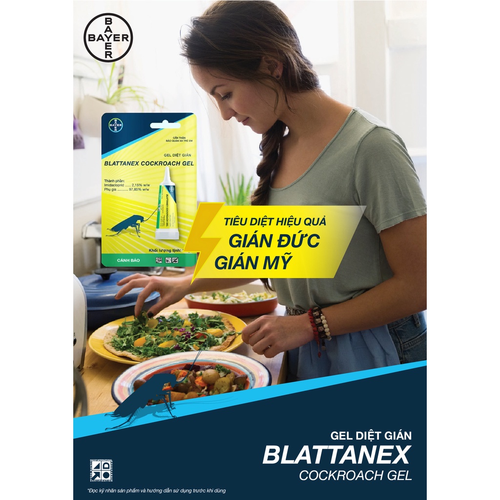 Gel Diệt Gián Blattanex Chính Hãng