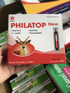 PHILATOP ống nhựa ( hộp 20 )