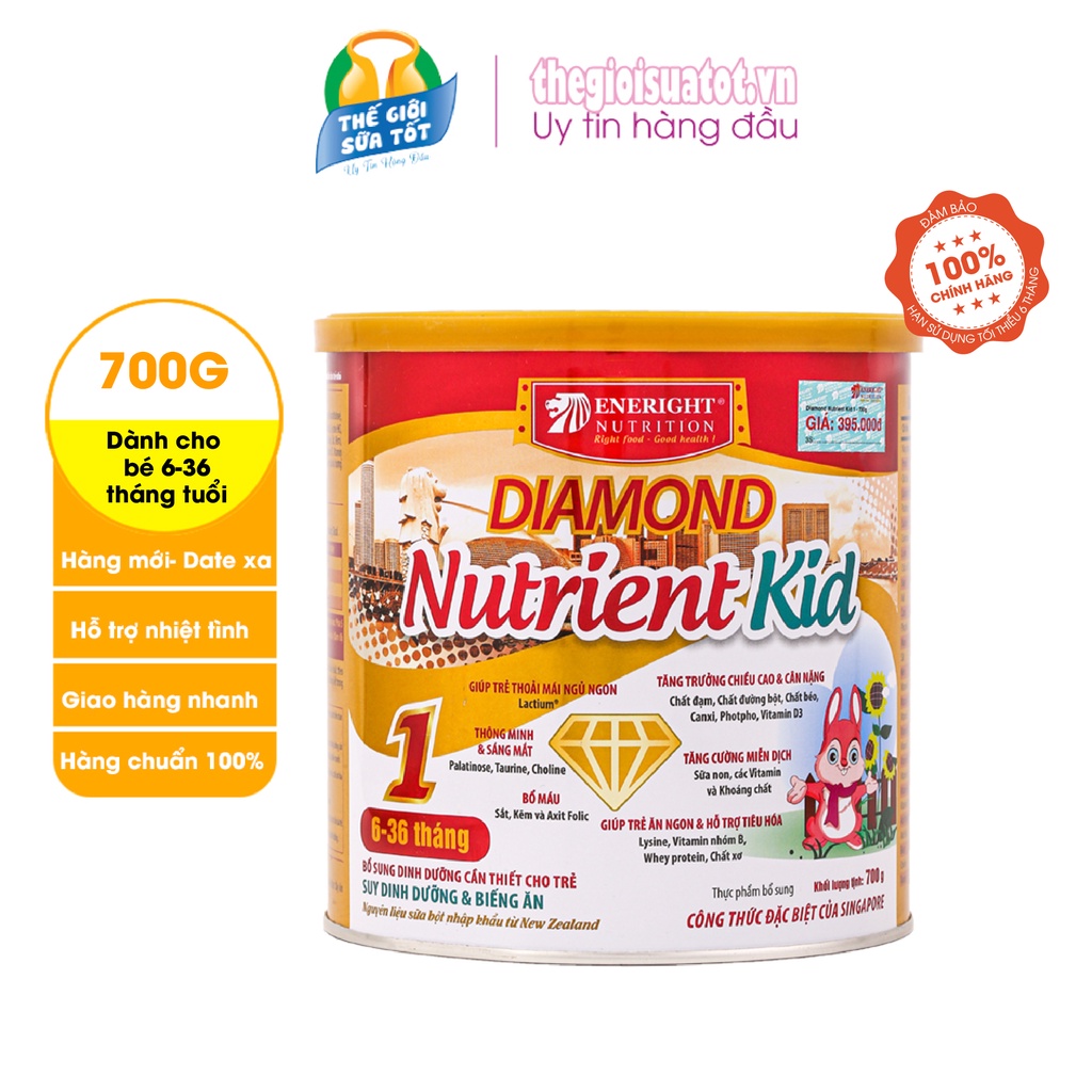 [Mã 159FMCGSALE giảm 8% đơn 500K] Sữa Diamond Nutrient Kid 1 700g