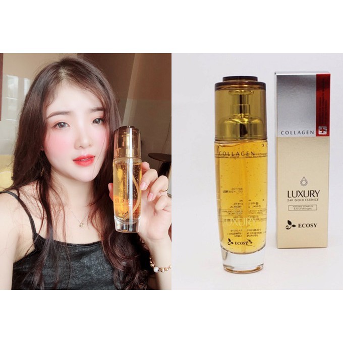 Tinh Chất Vàng Ecosy Collagen Luxury 24k Gold Essence 120ml