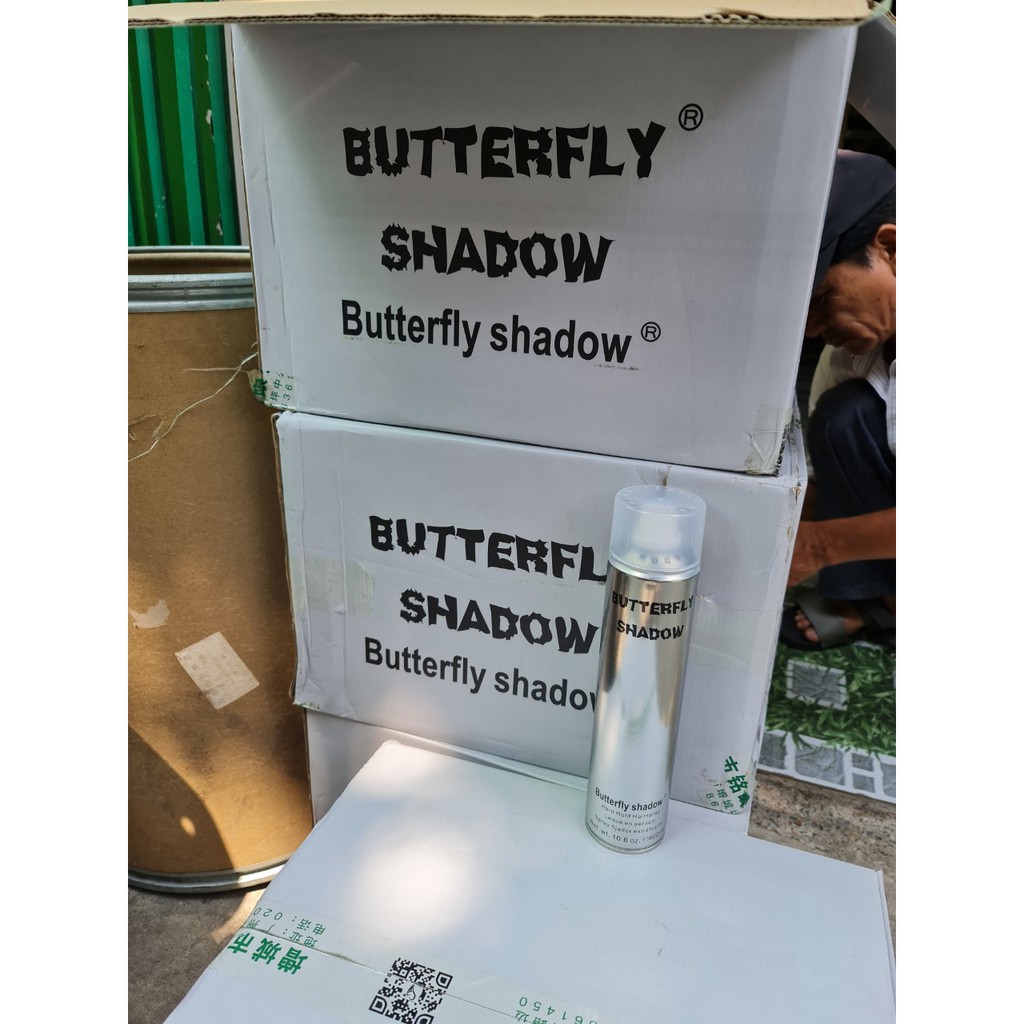 CHUẨN LOẠI 1 Gôm xịt tóc Butterfly Shadow 600ML chính hãng (Keo xịt tóc)