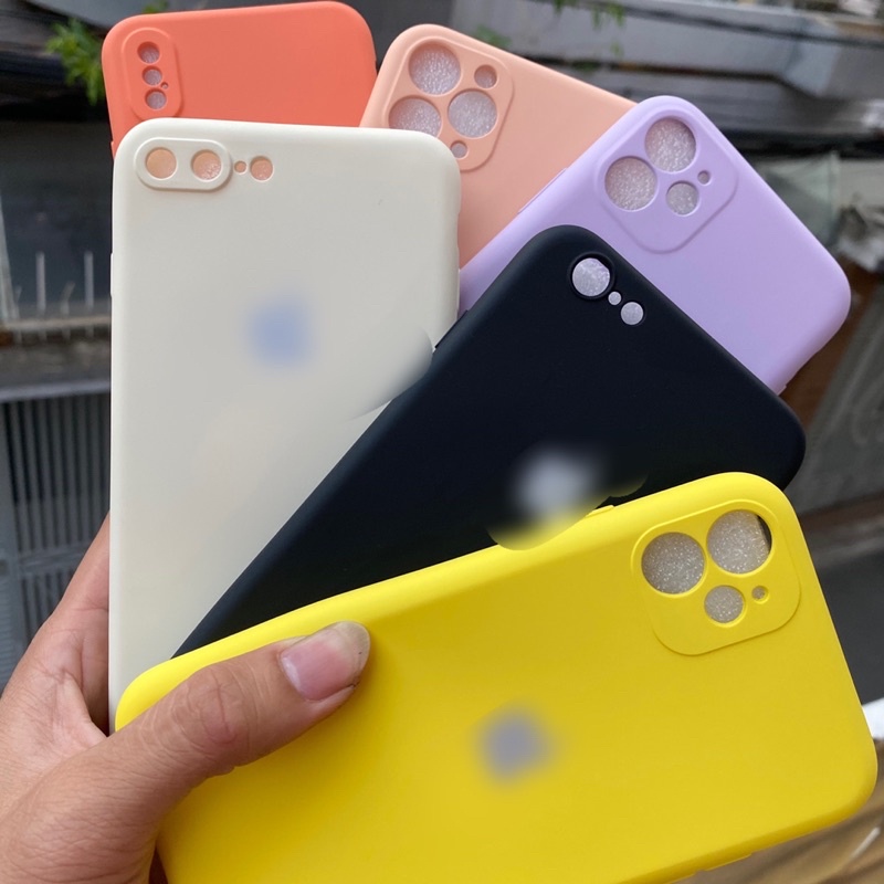 ốp lưng chống bẩn dẻo full viền bảo vệ camera có lớp lót nhung