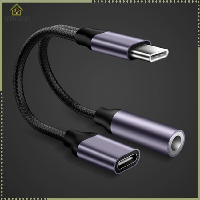 Đầu Chuyển Đổi Từ Giác Cắm Tai Nghe 3.5MM Sang Giác Cắm Type C Cho Điện Thoại