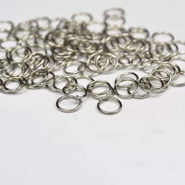 10 gram khoen nối làm trang sức khoảng 80-220 khoen nguyên liệu làm trâm làm trang sức cổ trang cosplay có màu KC