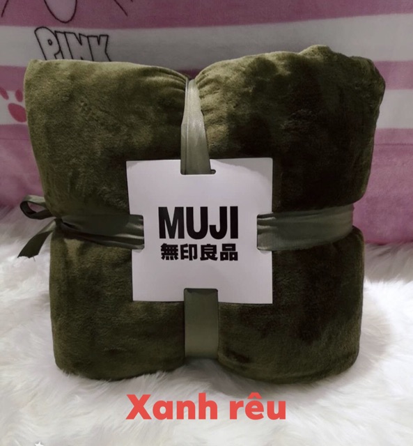 [Hàng Chính Hãng Đủ Tem Tag] Chăn Lông Thỏ Muji Xuất Nhật