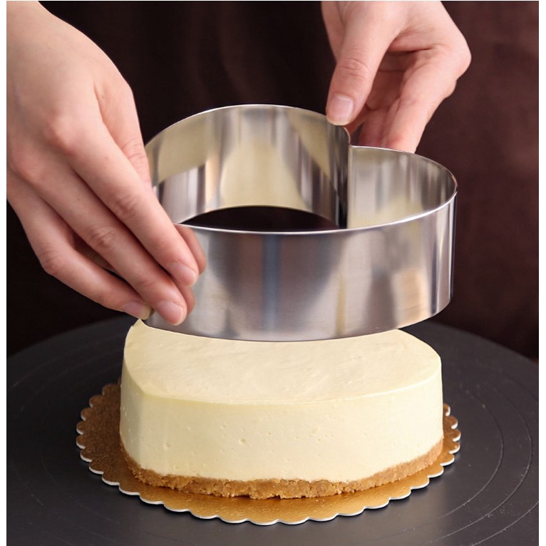 Khuôn Làm Bánh Mousse Hình Trái Tim Bằng Thép Không Gỉ Kích Thước ...