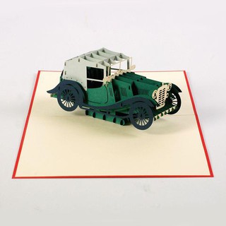 NHIỀU MẪU - Thiệp nổi Ô TÔ, thiệp nổi 3D handmade pop-up card, thiệp nổi HMG, quà tặng độc đáo - LINK 1