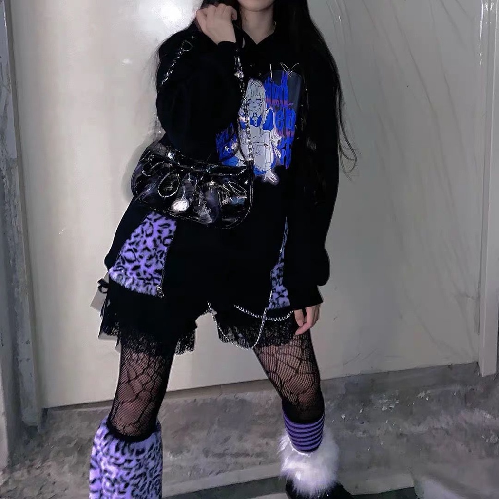 Túi Xách Đeo Dưới Cánh Tay Y2G Phối Dây Xích Kim Loại Phong Cách Punk Dành Cho Nữ