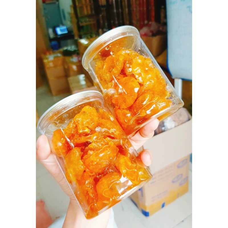 Mứt Tắc Sấy Muối Ớt -  Lon 500GRAM