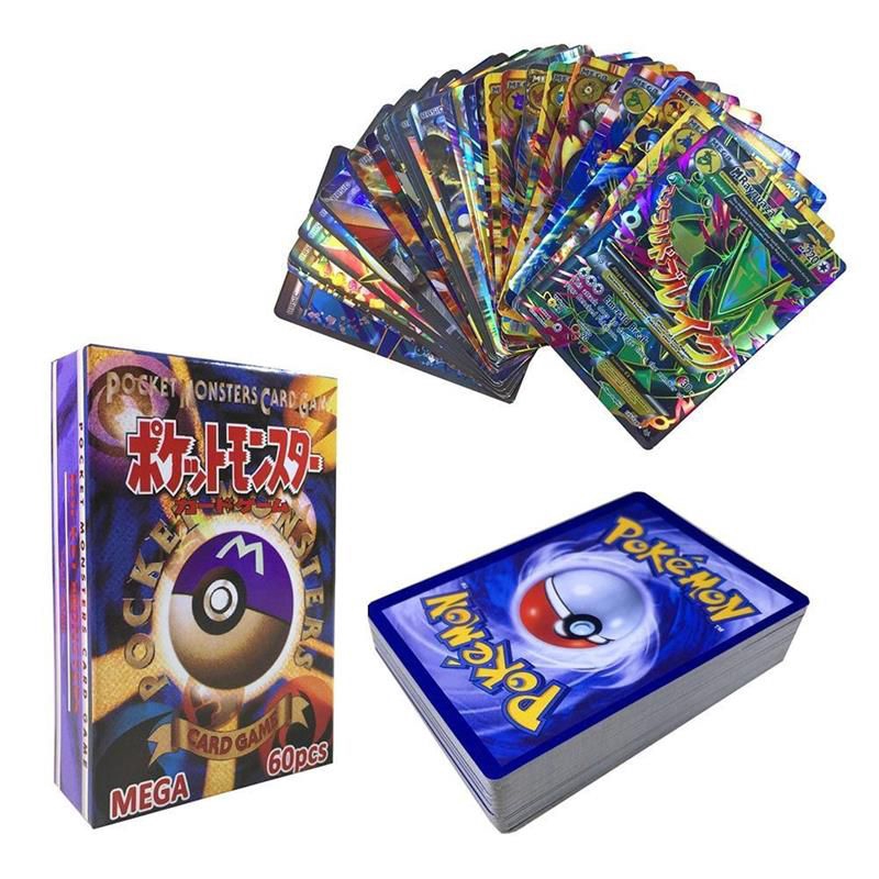 Set 60 Thẻ Bài Pokemon Ex Card 13 Mega + 47