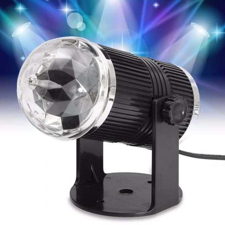 Đèn Led Mini Sân Khấu Cảm Ứng Nhạc Mini Stage-Light Hiệu Ứng Đèn Chớp Điệu Kết Hợp Với Đèn Led Tiết Kiệm Điện