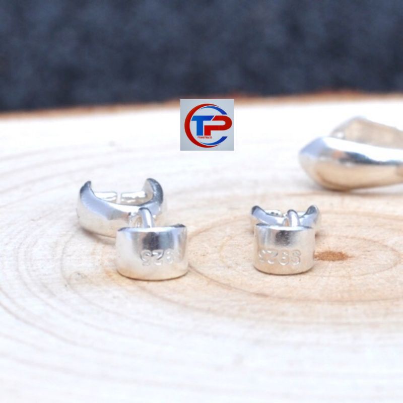 Kẹp mặt kẹp đá kẹp móc dây chuyền bạc 925 vĩnh viễn hành bao đổi mới làm bạc