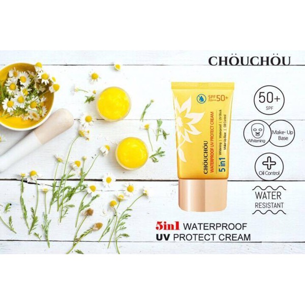 Kem Chống Nắng 5 In 1 Chou Chou Waterproof UV Protect Cream 50ml