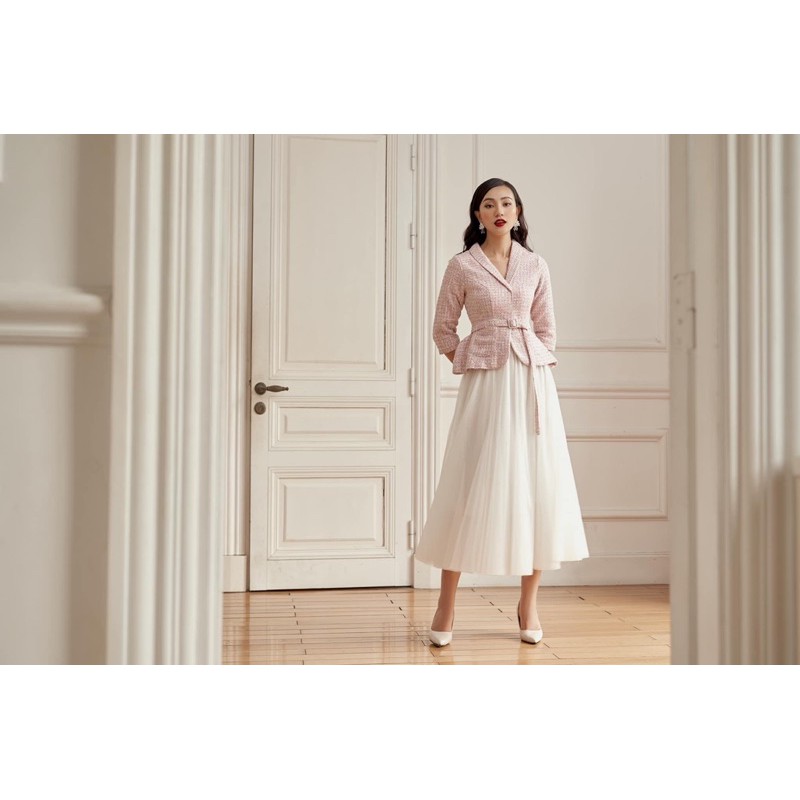 Chân váy ruffle skirt lưới