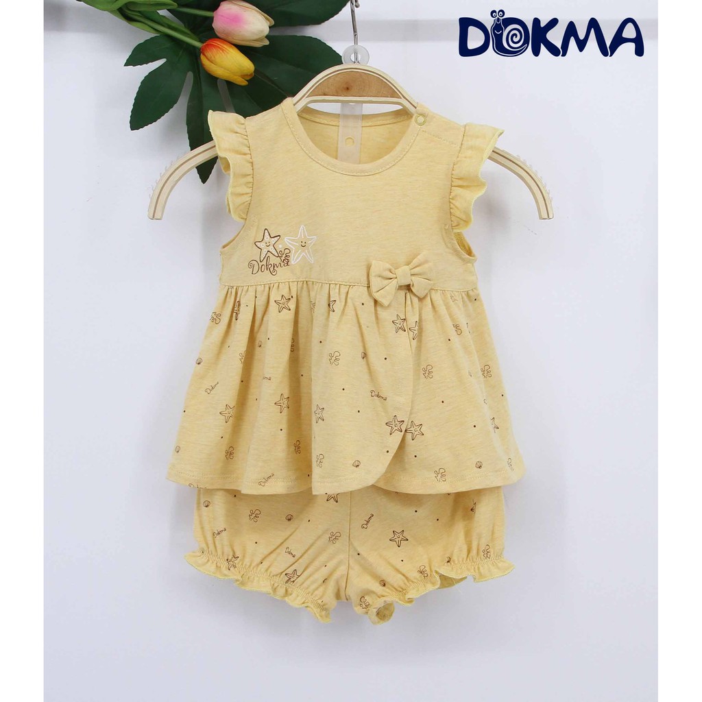 DMB136 - Bộ Áo Váy Bé Gái Dokma (6-24M)