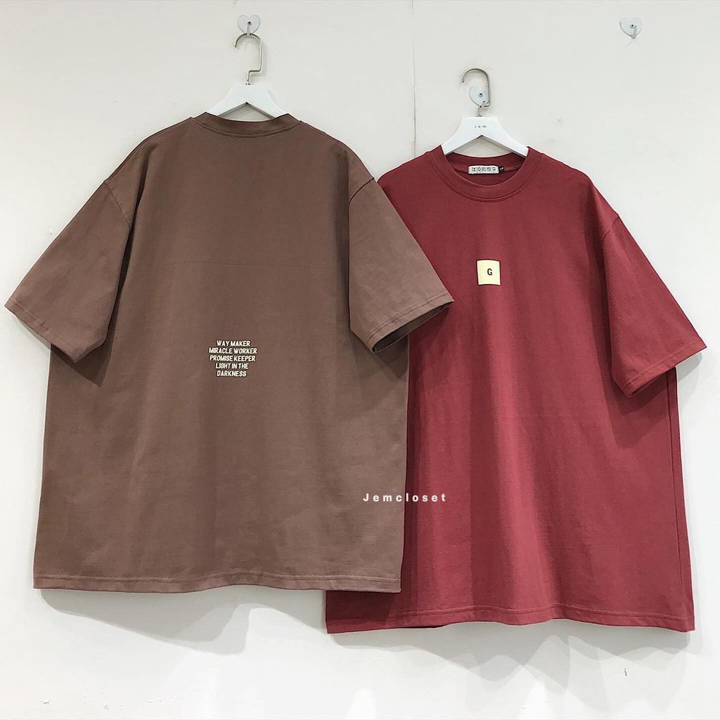 Áo Phông Nữ JEMCLOSET Form Rộng Thun Thiết Kế Basic Tay Ngắn Chất Cotton Thấm Hút Mồ Hôi LOFI - 10024