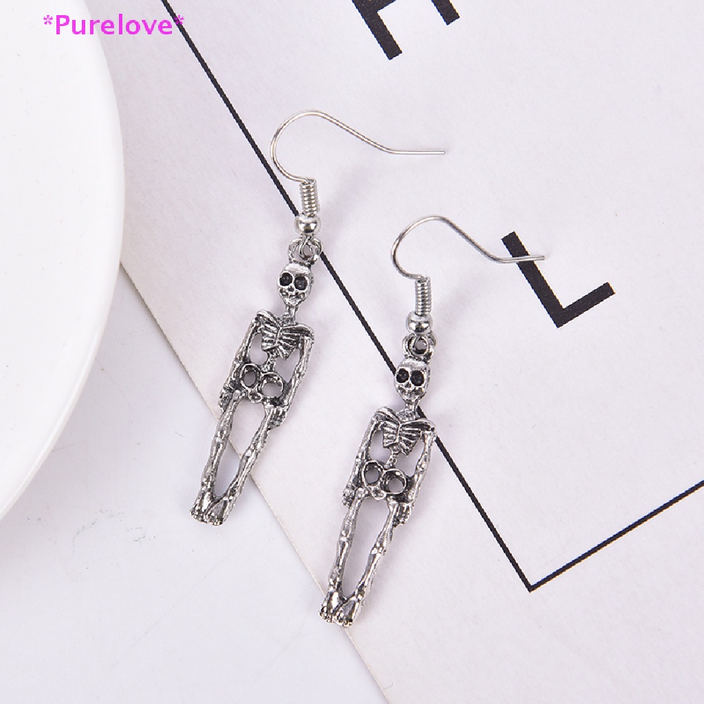 Bông Tai Hình Bộ Xương Phong Cách Vintage Dành Cho Nữ Mới