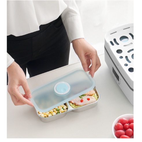 Hộp cơm cắm điện hẹn giờ Life element F36, 1.5 lít, nấu chín cơm, hâm nóng, giữ nhiệt, hộp cơm văn phòng, cặp lồng điện